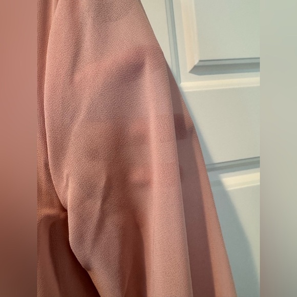 NWT Baltic Born Blush Pink Lydia VNeck Long Sleeve Maxi Dress Women Size Small - Picture 6 of 9